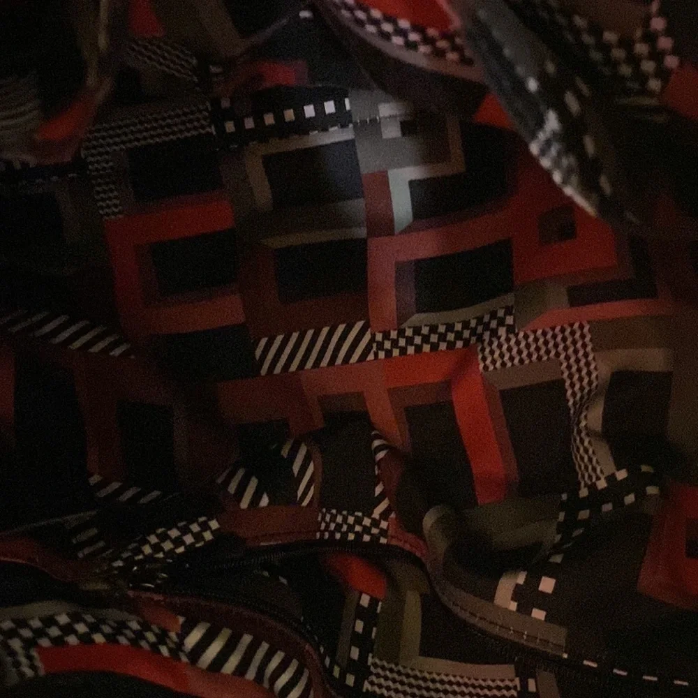 Longchamp Art Walk Mixed Media Tote Bag.